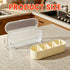 Tremeals 4 Set Countertop Clear Seasoning Box with Compartments - Spice Organizer with Lids and Spoons - Condiment