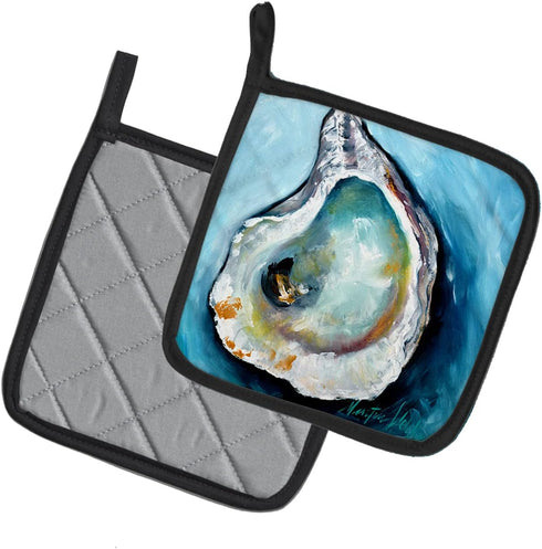 Caroline's Treasures MW1143PTHD Oyster Pair of Pot Holders, Kitchen Heat Resistant, 7 1/2 x 7 1/2