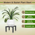 Phyluckny 5-12 inch Plant Stand Indoor Outdoor, Heavy Duty Metal Plant Pot Holder, Mid Century Modern Planter Stands
