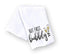 Handmade Funny Kitchen Towel, 100% Cotton Funny Hand Bar Towels for Champagne Celebrations, 28x28 Inch