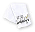 Handmade Funny Kitchen Towel, 100% Cotton Funny Hand Bar Towels for Champagne Celebrations, 28x28 Inch