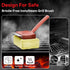 Grill Brush Bristle Free, Steam Grill Cleaning Brush with Detachable & Dishwash-Safe Brush-Head, Ergonomic Comfort Grip