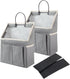 LYroo 2 Pack Wall Hanging Bag Organizer, Basket with Pockets for Bathroom, Bedroom, Kitchen Essentials