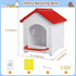 Nesting Boxes for Chicken, Plastic Single Compartment Chicken Nesting Box for Laying Eggs for Hens, Ducks and Poultry
