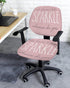 Office Chair Cover Sparkle Positive Energy Text Desk Chair Cover Stretch Elastic Universal Computer Chair Covers Pink Background Stretch Rotating Chair Slipcovers Protectors by Big buy store