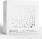 Stylish Silver & White Cocktail Napkins, 100 Disposable 5x5 Inch Wedding Napkins