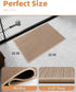 Non-Slip Bath Mats for Bathroom, Rubber-Backing Absorbent Quick Dry Rugs, Machine Washable Thin Bathroom Floor