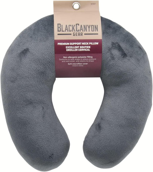 RoadPro Neck Pillow with Microfiber Cover - Assorted Colors RP2807