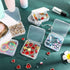5 Pcs Clear Plastic Jewelry Storage Containers, Mini Square Box with Lid for Earplugs, Jewelry, Hardware, Small Crafts