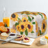 Sunflowers Toaster Covers for Most 2 Standard Toasters, Lightweight Dust Proof Covers with Top Hook for Easy Storage