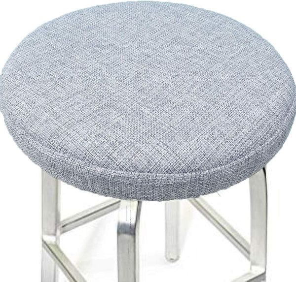 Levoberg Round bar Stool Covers Linen Sponge bar Stool Cushions Round Chair seat
