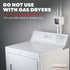 Deflecto Extra Heat Dryer Saver, Compatible with 4 Inch Transition Ducts, White