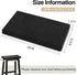 Tromlycs 18x9.5 inches, 1 Saddle Stool Cushion Rectangular Bar Stool Seat Cushion Cover Rectangle with Strap Ties