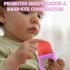 6-Cavity Frozen Sakolla Baby Popsicle Molds Mini Silicone Ice Pop Mold with Sticks Breastmilk Popsicle Molds
