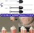 OaaXbbECco Novelty Mini Shovel Shape Spoons, Cute Disposable Plastic Dessert Spoons (50 Count)