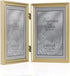 Lawrence Frames Bead Border Design, Double 4x6, Satin Gold