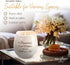 Pavilion Light Your Way Memorial Ceramic Vessel - 100% Soy Wax Candle, "In Remembrance Of My Mother's Eternal Light And