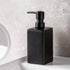 Matte Black Soap Dispenser Ceramic,Square Hand Soap and Lotion Dispenser for Bathroom Countertop,Dish Soap Dispenser for Kitchen-14oz. by GalDal
