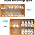 20 Pack Closet Neprock Shoe Slots Organizer, Adjustable Shoe Rack Stacker Storage Space Saver, Double Deck Shoe Rack