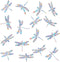 30 Pieces Dragonfly Anti-Collision Window Clings, Glass Reminder Prism Decals to Avoid Bird Strikes