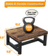 500-LBS Wooden Step Stools for Adults Kids with Non-Slip Rubber Feet, Heavy Duty Stepping Stools with Capacity