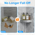 songsoso 2 Pack 713 Inches RV Shower Corner Storage Bar, Camper Shower Caddy, Adjustable Bathroom Organizer, Stainless
