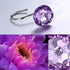 iiEASEST Quality Acrylic Decorative Shower Curtain Hooks Rings, Set of 12 (Purple)