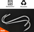Alele 8 Inch Meat Hook 10mm Heavy Duty Stainless Steel Butcher Hooks for Hanging Beef (10mm 8inch 4p)