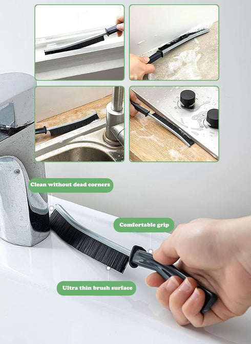 20Pcs Multifunctional Hard Bristle Crevice Cleaning Brush Set, Gap Brush Tools for Home, Kitchen, Bathroom, Vehicle