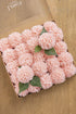 Ling's Moment Blush Dahlia Foam Artificial Flowers - Real Touch Faux Flower for Home Decor, 25pcs