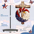 4th 250th Countertop Thyle of July Patriotic Paper Towel Holder, Red White Blue Eagle Cross Kitchen Decor Anniversary