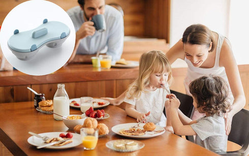 2 Pack Microwave Egg Poacher - Steamer for Perfect Poached Eggs