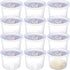 Pizza Dough Proofing Box, Set of 12 Stackable Containers with Lid for Family Size Dough