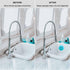 2 Pack Sponge Holder for Kitchen Sink, Suction Cup In-Sink Sponge Caddy Organizer, Dishwasher Safe, (Sponges Not