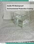 FANKANG Square Nursery Hamper Storage Bins - Foldable Canvas Laundry Basket with Waterproof Coating