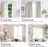 White Curtain Rods for Windows 72 to 144 Inch, 1 Inch Adjustable Heavy Duty Long Curtain Rod
