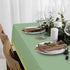 1 Pack 54"x108" FunnyPars Sage Green and Gold Plastic Tablecloth, Green Disposable Table Cloth for Rectangle Tables