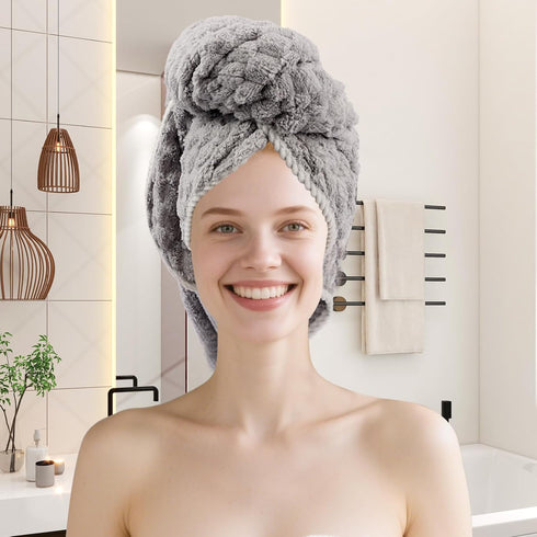 4 Pack 27.5 55, Set Microfiber Bath Towels Large, Super Absorbent, Quick Dry, Plush and Fluffy, x Luxury Towel