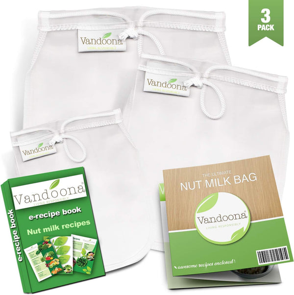 Nut Milk Bag Large 12x12 Reusable Premium Mesh Strainer Bag| Cheesecloth Bag