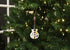 Broadway Gifts 5.5" White Wood Hollow Boby Electric Guitar Ornament Decoration