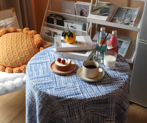 5.9 Inch Countertop Small Square Wooden Tray Decorative Tray for Coffee Table, Ottoman, Serving Food, Snacks, or as Cup