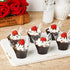 50 Pack 4 oz TOFLEN Plastic Dessert Cups with Spoons, Irregular Triangular Mini Dessert Bowls for Party Trifle, Yogurt