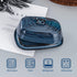 Countertop, Hasense Butter Dish with Lid, Ceramic Butter Dish with Cover for Porcelain Butter Keeper with Handle Design