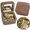 Sinzyo Vintage Wood Carved Mechanism Musical Box, Wind Up Music Box Gift for Christmas, Merry Go Round of Life