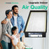 Crucial Air Replacement Air Filter with IDF Filter - Compatible with Honeywell HFD-120-Q, 2 Pack