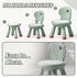 13, KidBloom Toddler Chair, Plastic Kids Dinosaur Chair, Anti-Slip Toddler Chairs for Table with Dinosaur Backrest