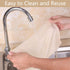 4 Pack (4INX6IN) Nut Milk Bag - Reusable Cheese Cloths for Straining, Cold Brew Coffee & Bone Broth Bags