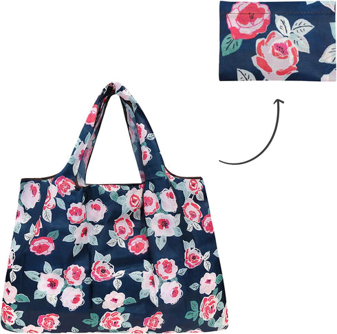 Wrapables Durable Large Nylon Reusable Shopping Bag