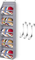 SLEEPING LAMB Narrow Door Hat Organizer, Baseball Cap Rack for Closet/Wall, Holds 40 Hats