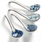 Set of 4 Asian Ceramic Soup Spoons, Long Handle for Ramen, Dumplings, Pho, Miso, Dishwasher Safe